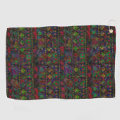 Aztec Pattern Golf Towel Golfhanddoek (Horizontaal)