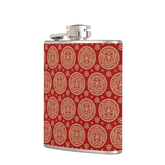 Aztec Pattern Heupfles (Links)