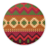 Aztec Pattern Keramische Knop (Voorkant)