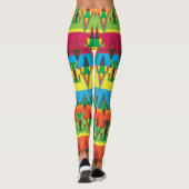 Aztec Pattern Leggings (Achterkant)