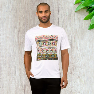 Aztec Pattern Mannen Actief T-shirt