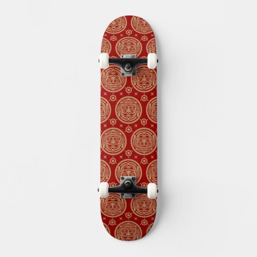 Aztec Pattern Persoonlijk Skateboard (Voorkant)