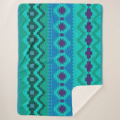 Aztec Pattern Sherpa Deken (Voorkant)