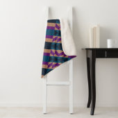 Aztec Pattern Sherpa Deken (In situ)