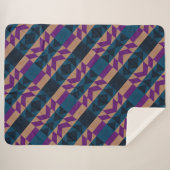 Aztec Pattern Sherpa Deken (Voorkant (horizontaal))