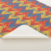 Aztec Pattern Sherpa Deken (3/4)