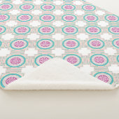 Aztec Pattern Sherpa Deken (3/4)