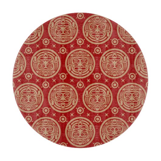 Aztec Pattern Snijplank (Voorkant)