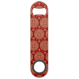 Aztec Pattern Speed Flessenopener