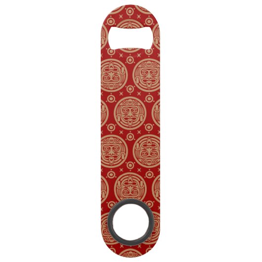 Aztec Pattern Speed Flessenopener (Voorkant)