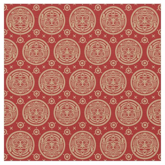Aztec Pattern Stof (Close Up)
