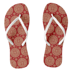 Aztec Pattern Teenslippers