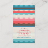 Aztec Pattern Visitekaartje (Achterkant)