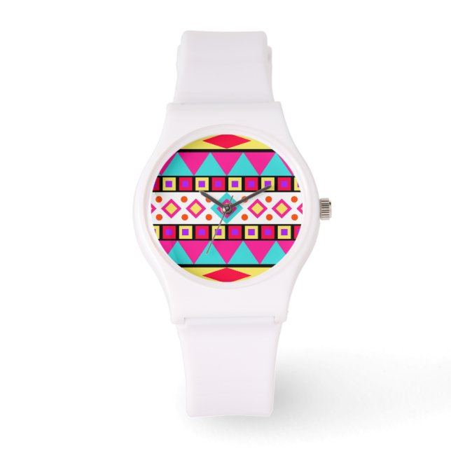 Aztec Pattern Watch voor Vrouwen Horloge (Voorkant)