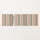 Aztec Pattern yoga mats Yogamat (Achterkant (horizontaal))
