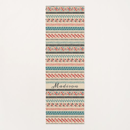 Aztec Pattern yoga mats Yogamat (Voorkant)