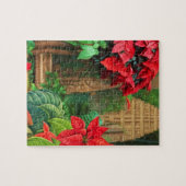 Aztec Poinsettias #1 Legpuzzel (Horizontaal)