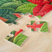 Aztec Poinsettias #1 Legpuzzel (Zijkant)