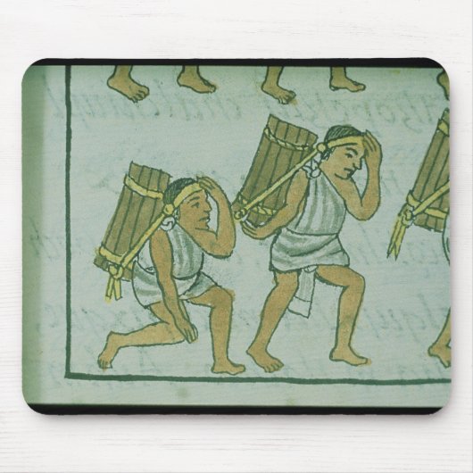Aztec-porters uit de "Florentijnse Codex" Muismat (Voorkant)