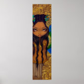Aztec Princess ART PRINT Mayan Big Eye Art (Voorkant)