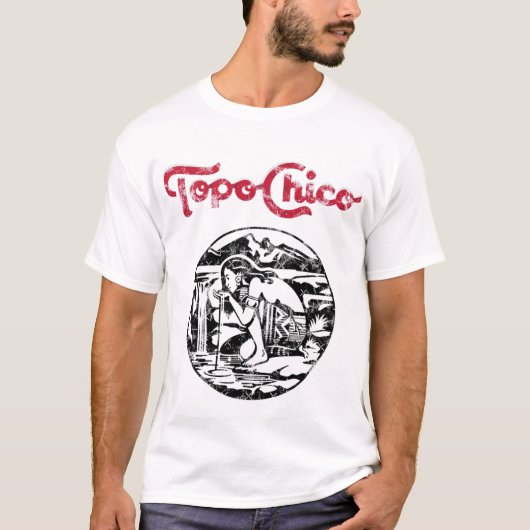 aztec princess - Topo Chico agua minerale veredeli T-shirt (Voorkant)
