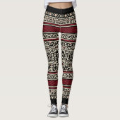 Aztec Print Leggings voor vrouwen (Voorkant)