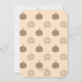 Aztec Pumpkin Uitnodiging (Achterkant)