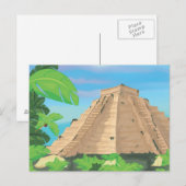 Aztec Pyramid Briefkaart (Voorkant / Achterkant)