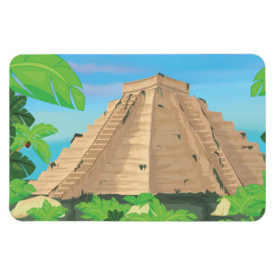 Aztec Pyramid Magneet