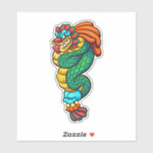 Aztec Quetzalcoatl Sticker (Vel)