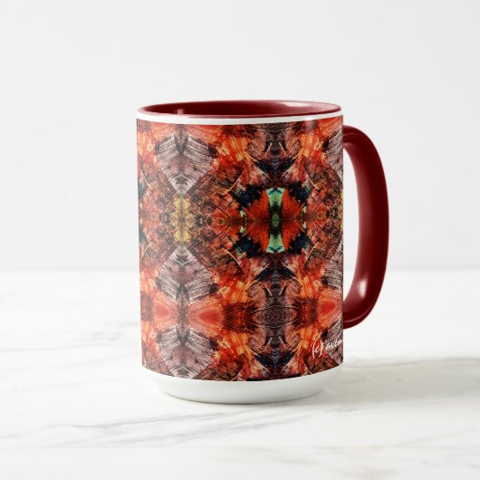 Aztec Red Adventure Mok (Voorkant rechts)