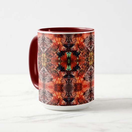 Aztec Red Adventure Mok (Voorkant links)