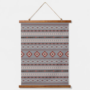 Aztec Roest Cream Bruin Grijs Gemengde Motieven Pa Hangend Wandkleed