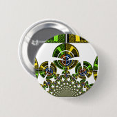 Aztec Ronde Button 5,7 Cm (Voorkant /achterkant)