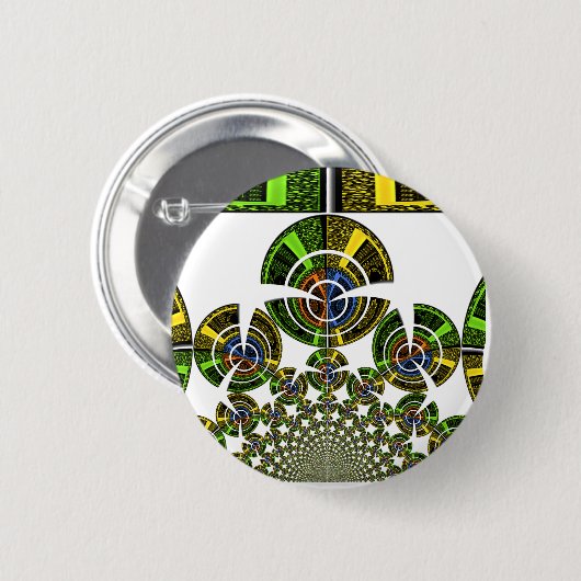 Aztec Ronde Button 5,7 Cm (Voorkant /achterkant)