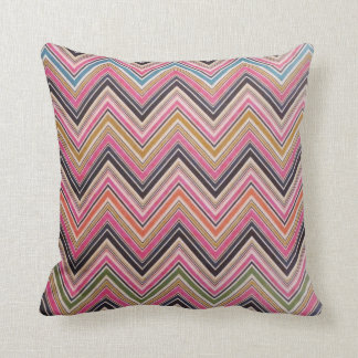 Aztec roze roze roodgroene Chevron Girly Pattern Kussen