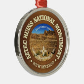 Aztec Ruins (NM) Metalen Ornament (Rechts)