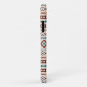 Aztec Rusts Blauwgroen Cream Mixed Motifs Pattern Case-Mate iPhone Case (Achterkant/rechts)