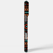 Aztec Rusts Blauwgroen zwarte gemengde motieven Case-Mate iPhone Case (Achterkant / Rechts)