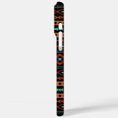 Aztec Rusts Blauwgroen zwarte gemengde motieven Case-Mate iPhone Case (Achterkant / Links)