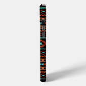 Aztec Rusts Blauwgroen zwarte gemengde motieven Case-Mate iPhone Case (Achterkant / Links)
