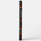 Aztec Rusts Blauwgroen zwarte gemengde motieven Case-Mate iPhone Case (Achterkant / Rechts)