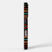 Aztec Rusts Blauwgroen zwarte gemengde motieven Case-Mate iPhone Case (Achterkant / Rechts)