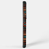 Aztec Rusts Blauwgroen zwarte gemengde motieven Samsung Galaxy Hoesje (Rechterkant)