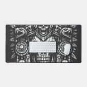Aztec Schedel Hoofddeksel door BurnsInHell Bureaumat (Keyboard & Muis)