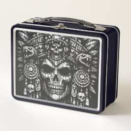 Aztec Schedel Hoofdtooi door BurnsInHell