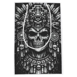 Aztec Schedel Hoofdtooi door BurnsInHell Medium Cadeauzakje