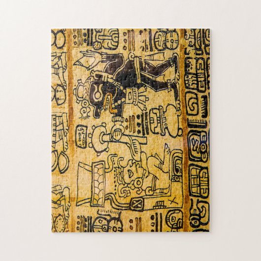 Aztec Scripture Mexico. Legpuzzel (Verticaal)