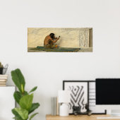 Aztec Sculptor - de Forest Struik Fine Art Poster (Thuiskantoor)