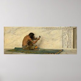 Aztec Sculptor - de Forest Struik Fine Art Poster